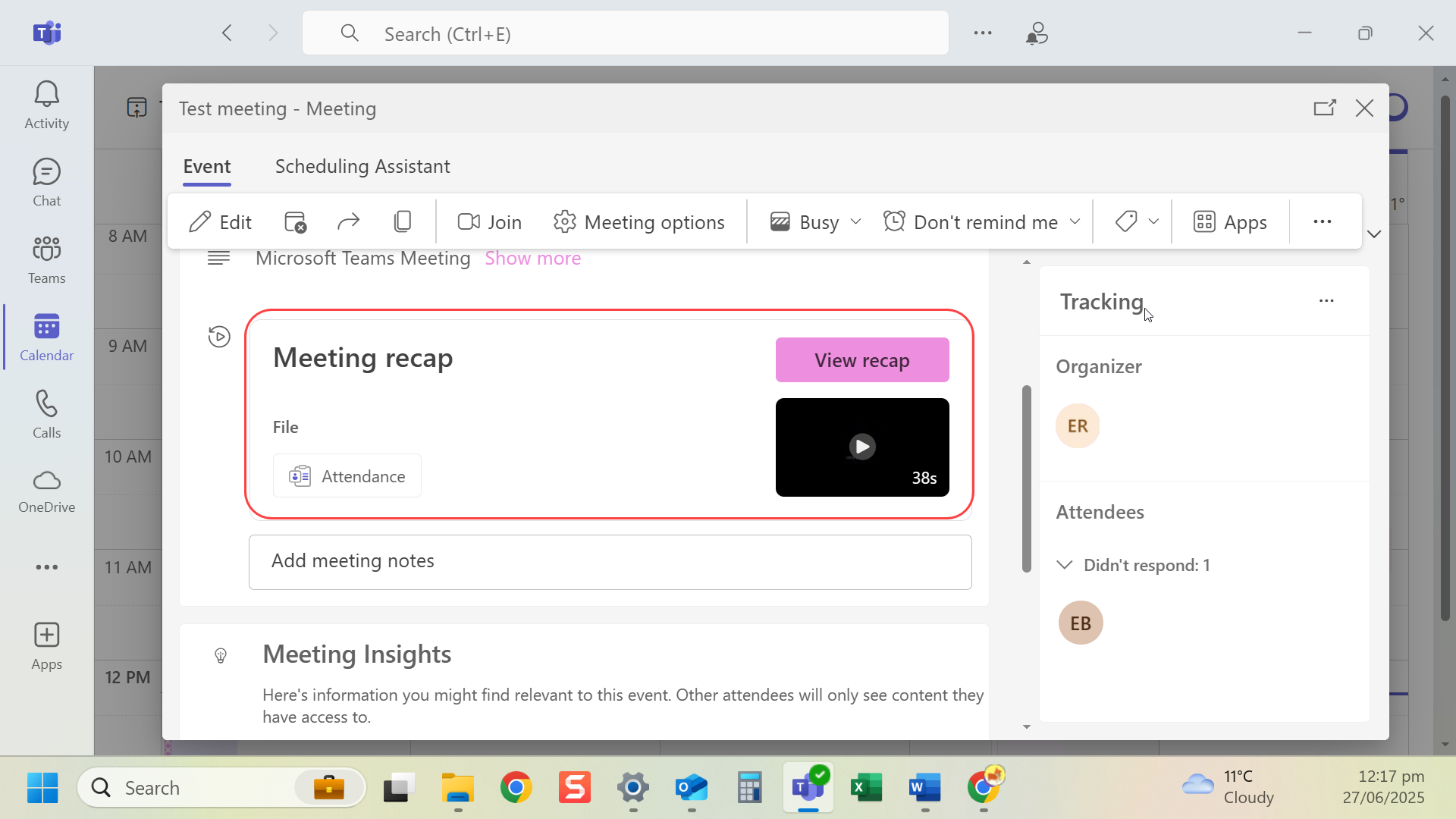View the meeting recap