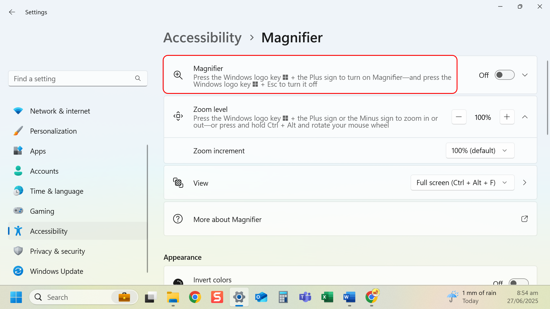 Select Magnifier